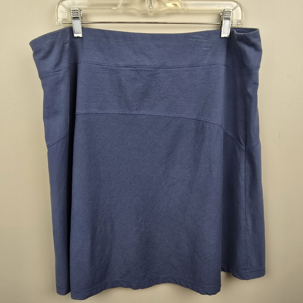 Adventura Blue Organic Cotton Blend Skirt size L